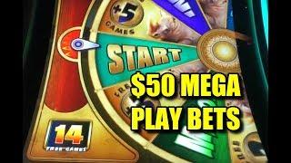 Raging Rhino Rampage: $50 Mega Play Bets
