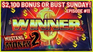 MUSTANG MONEY 2 Slot Machine ️HIGH LIMIT Session with $30 SPINS ️Minor Progressive Jackpot Awarded