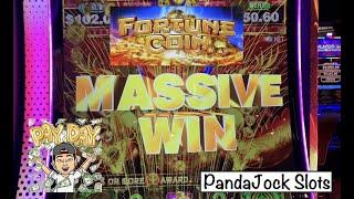 Upping the bet at the right time paid off HUGE️Massive win on Fortune Coin and Treasure Ball