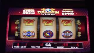 Dragon Wheel Slot Machine  Live Play  Bonus Spin Jackpots