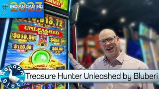 Treasure Hunter Unleased Slot Machine by Bluberi at #IGTC2023