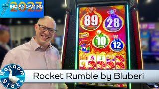 Rocket Rumble Slot Machine by Bluberi at #IGTC2023