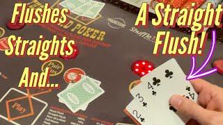 I Got The Straight Flush! 3 Card Poker At Red Rock Casino.