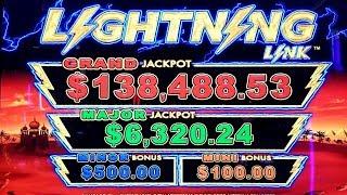 High Limit Lightning Link Sahara Gold Slot Machine Bonus | Lightning Link Bonus High Stakes