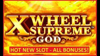 Hot. New. Slot! X Wheel Supreme God Slot Machine - LOVE IT!