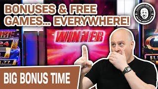 HOW MANY BONUSES Can I Hit with CASINOS OPEN AGAIN?  Non-Stop FREE GAMES Too!