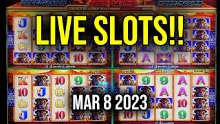 LIVE SLOTS!! March 8th 2023