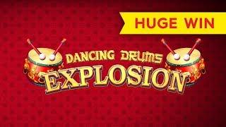 Dancing Drums Explosion Slot - BIG WIN - $10 MAX BET BONUS!