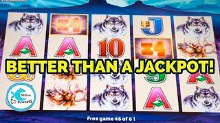 I WAS NOT EXPECTING THIS MASSIVE WIN @ WYNN LAS VEGAS!  BUFFALO DELUXE SLOT