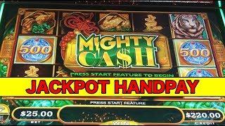 HANDPAY: Mighty Cash Slot