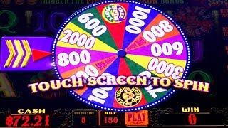 Mardi Gras In the Big Easy Slot Machine Bonus - Jester Wheel - Max Bet