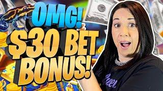 I WAS WAY AHEAD.......SO I BET $30 AND GOT A BONUS !!