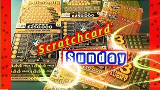 ScratchcardLucky Numbers£250,000 BluePot of Gold3 Times LuckyGold Tripler
