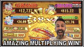 38x!! HUGE MULTIPLIER LEADS TO A SUPER BIG WIN!  88 FORTUNES SLOT