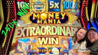 NEW GAME! MONEY MANIA: PHARAOH'S FORTUNE gave us a HUGE PROGRESSIVE WIN!