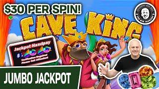 $30 Per Spin! HIGH LIMIT Slots ‍ WHO’S The Cave King? RAJA’S The Cave King