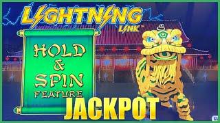 HIGH LIMIT Lightning Link Happy Lantern HANDPAY JACKPOT️$50 Bonus Round Slot Machine Casino