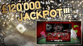 Winning £120,000 Jackpot!  Live Roulette! (Crazy Peaks)