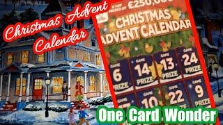 Christmas Advent Calendar Scratchcard... One Card Wonder Game