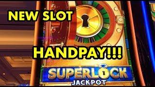 NEW SLOT SUPERLOCK: LOCK IT LINK HANDPAY + BIG BONUS WINS