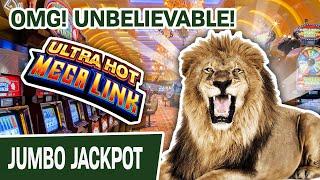 OMG! UNBELIEVABLE Handpay  Ultra Hot Mega Link: Lion at Cosmo Las Vegas