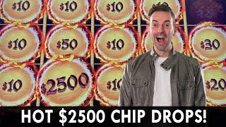 JACKPOT!  $2500 DROPS ON DRAGON LINK  Delicious Handpay at Coeur d'Alene