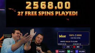 WILD SWARM HIGHSTAKES! !Free To Claim No Deposit Spins And MoreWrite !100k €15.000 !Giveaway