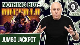 BIG BUFFALO BONANZA! Nearly ONE HOUR of ONLY Buffalo Slots