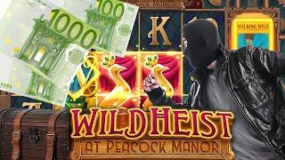Wild Heist at Peacock Manor - 100€ Spins - Freispiele gönnen!