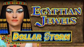 WE JUST KEPT WINNING on DOLLAR STORM EGYPTIAN JEWELS SLOT MACHINE POKIES - PECHANGA CASINO