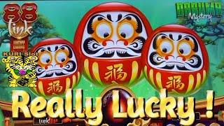 HERE IS JAPANESE LUCK !!50 FRIDAY 234WILD AMERI'COINS / MAD MOUNTAIN / DARUMA MYSTERY Slot栗スロ