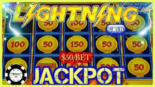 ️HIGH LIMIT Lightning Link Happy Lantern HANDPAY JACKPOT  ️$50 BONUS ROUND Slot Machine Casino