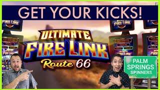 We Played MAX BET and landed the BONUS on Route 66 Ultimate Fire Link