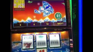 VGT Slots "Polar High Roller"  Red Spin Wins Choctaw Gambling Casino. Durant, OK.