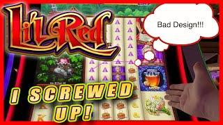 NEW! LIL RED SLOT MACHINE  I DIDN'T THINK I WON THE JACKPOT!  LIVE SLOT PLAY & BONUSES!