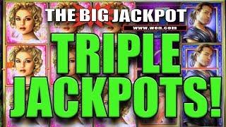TRIPLE JACKPOTS!! GOLDEN GODDESS PAYS OUT 3 TIMES  | The Big Jackpot
