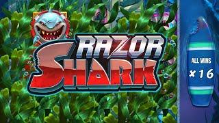 Razor Shark - 50€ Spins - Algen hören nicht mehr auf - BIG WIN!