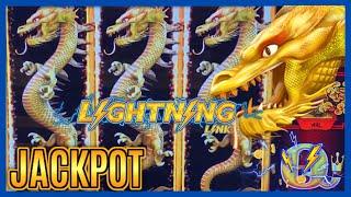 HIGH LIMIT Lightning Link Dragon's Riches HANDPAY JACKPOT ️$25 MAX BET Bonus Round Slot Machine