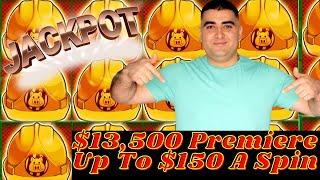 $13,500 On High Limit Slot Machines Up To $150 Bets - Bonuses & Handpay Jackpots! High Limit Action