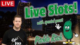 Live Las Vegas Afternoon Slots with Special Guest Pickle Rick!