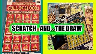 SCRATCHCARDS....WE SCRATCH "ONE CARD WONDER"..FULL OF £1,000."... AND ALSO DO THE FRIDAY DRAW..