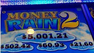 NEW SLOT - MONEY RAIN 2 SLOT MACHINE BONUS & LIVE PLAY