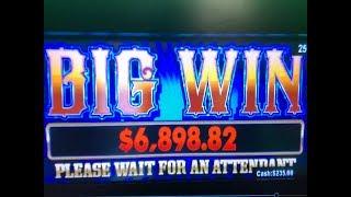 Mega Jackpot + Big WinBlack Diamond Slot $0.25x27 Max Bet $6.75/Hand Pay, San Manuel, Akafujislot