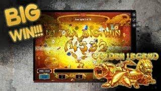 I win big at Golden Legend!   Crazy Slot Machine Clip!