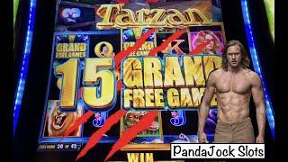 When Tarzan retriggers on the last spin for a big win!