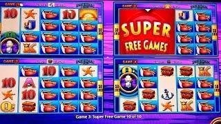 BIG WIN Wonder 4 Pelican Pete Slot SUPER FREE GAMES  $8 Bet |+ Indian Dreaming Slot Bonuses