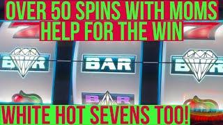 More Mom More Spin Double Diamond Deluxe Monday & Never Played Before White Hot Sevens at Foxwoods!