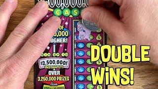 DOUBLES! 3X $20 $500,000,000 Cash  TEXAS LOTTERY Scratch Off Tickets