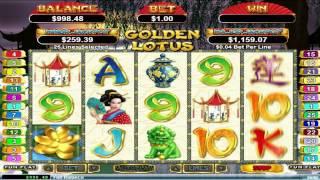 FREE Golden Lotus  slot machine game preview by Slotozilla.com