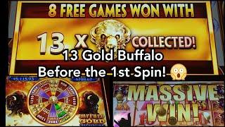 13 Gold Buffalo Before My 1st Spin?! Buffalo Gold Revolution - Huge Wins!